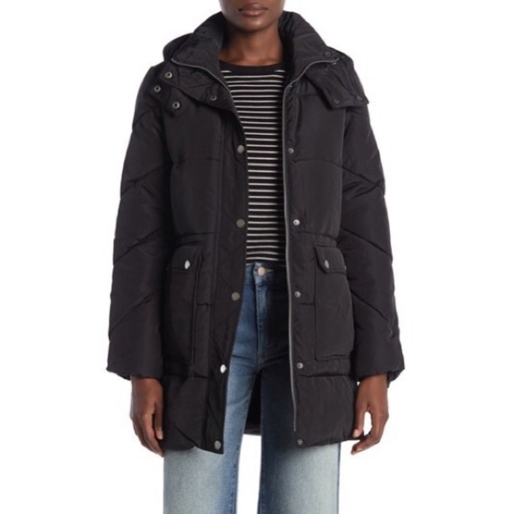 NWOT Lucky BrandHooded Utility Puffer Jacket